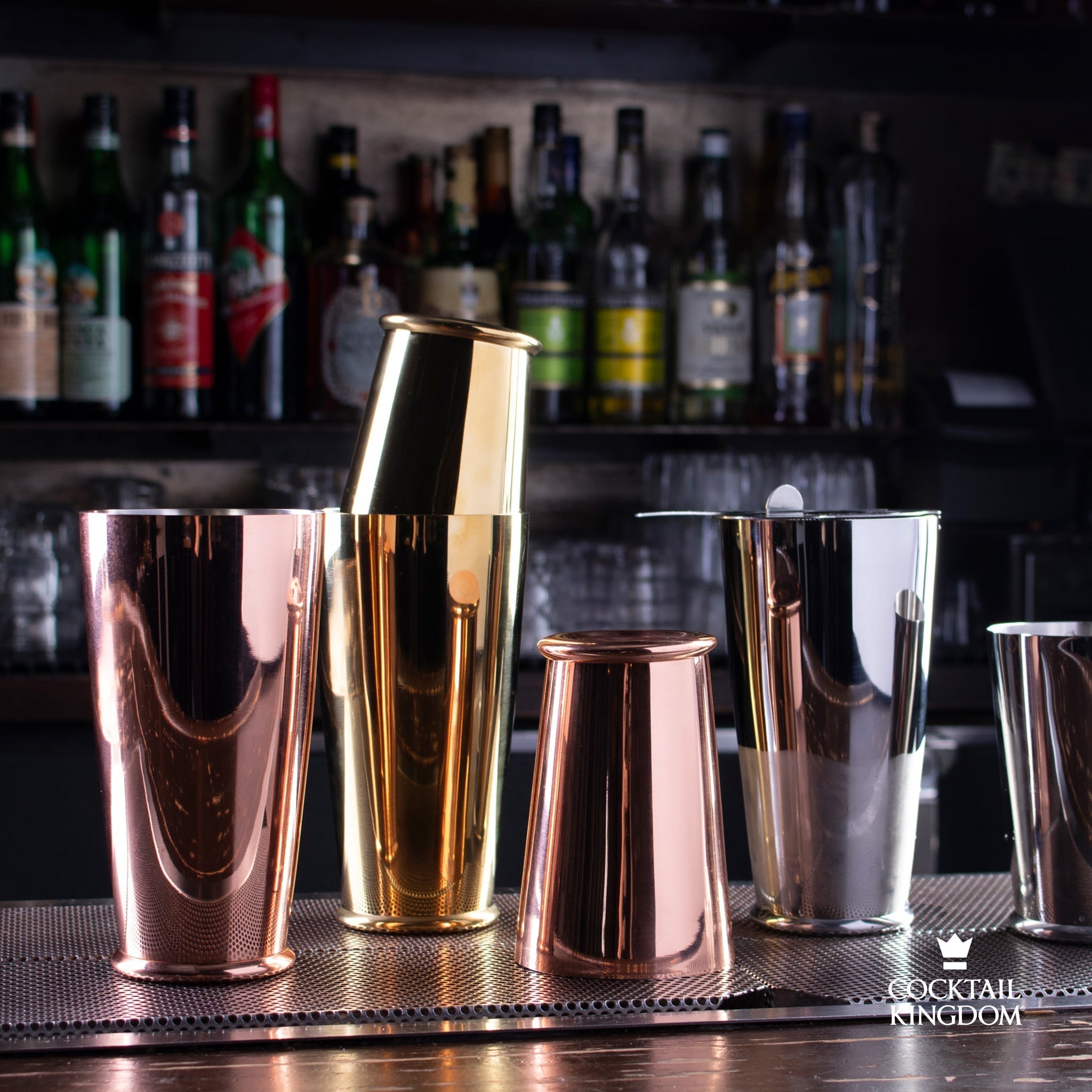 Set aus Leopold® Shaker-Tins mit Gewicht - Edelstahl