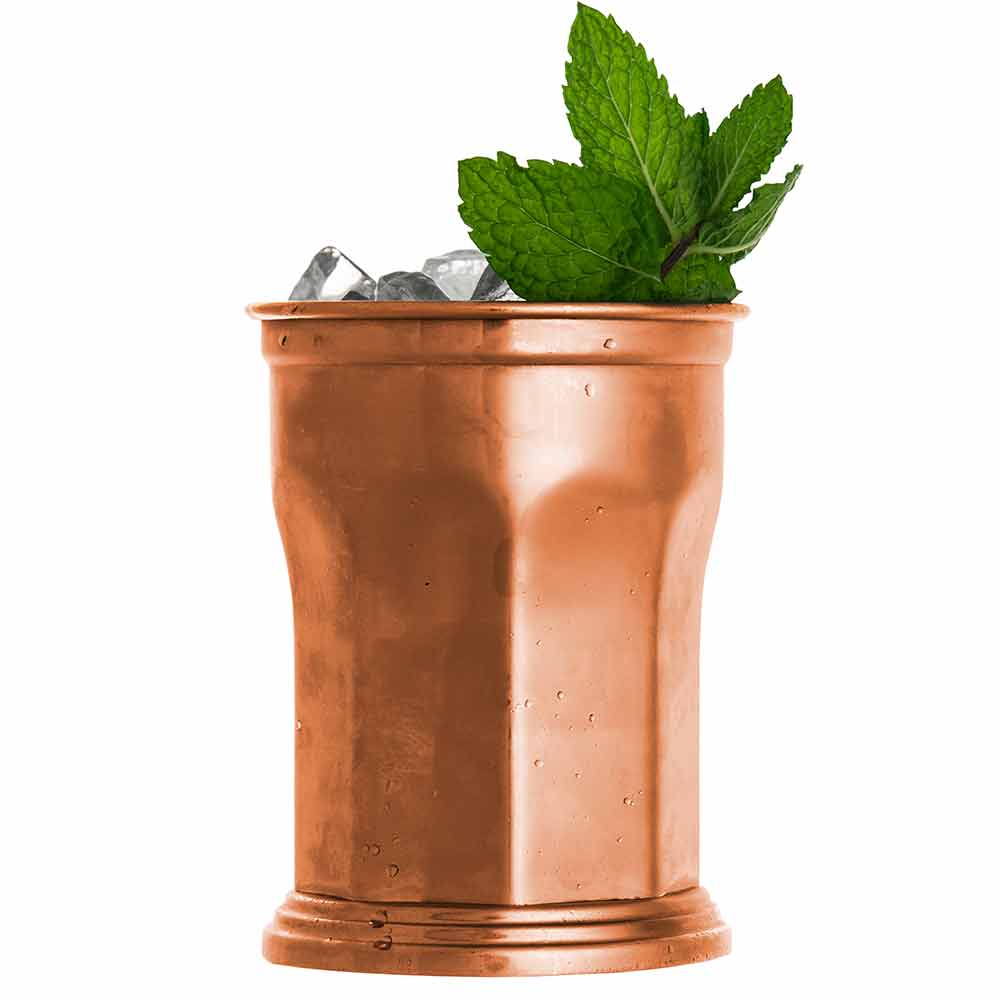 Gobelet à julep octogonal en cuivre 39 cl