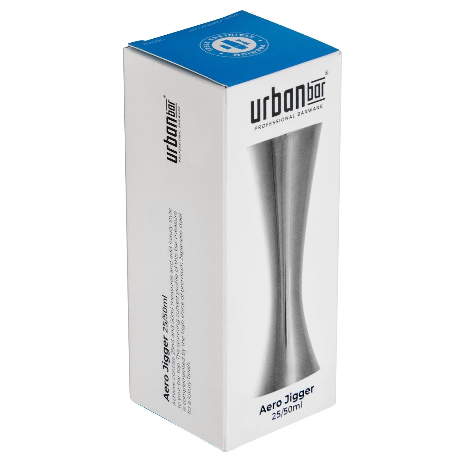 Aero® Misurino in acciaio inox 25ml/50ml