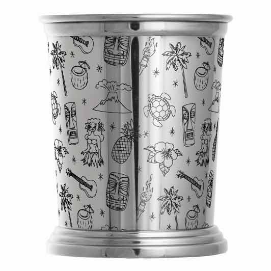 Tiki Gobelet à julep en acier inoxydable 40cl