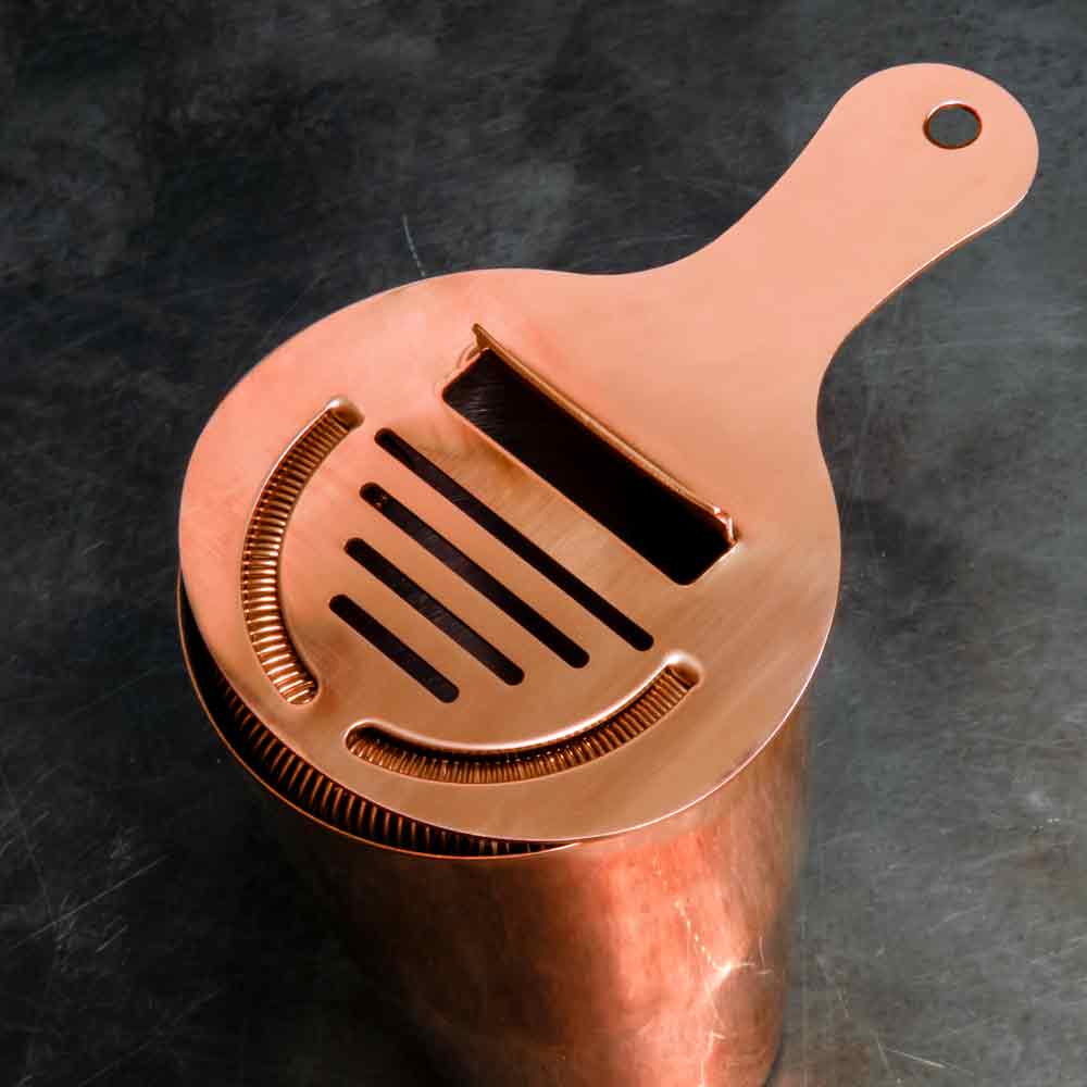 Coley® Cocktail Kupfer-Sieb 15,5 cm