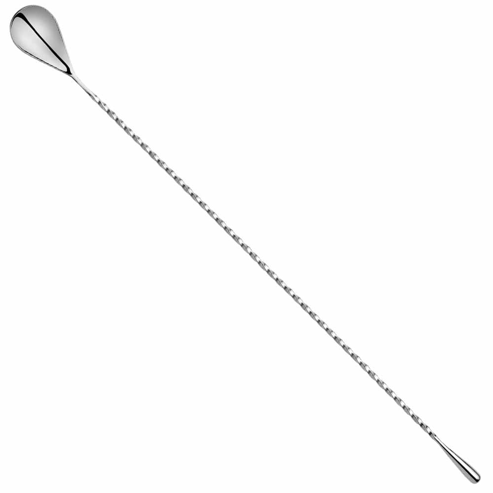 Cuchara de barra de acero inoxidable con forma de gota de 40 cm