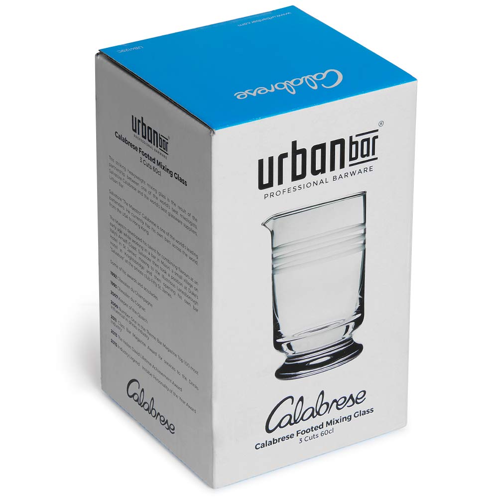 Vaso mezclador con base para cóctel Calabrese 3 cortes 60 cl