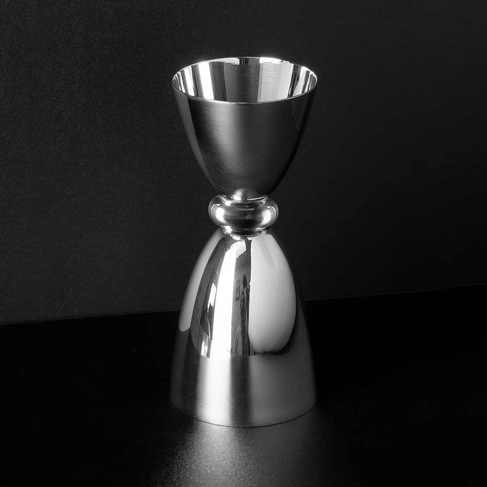 Jigger stile vintage argento 30/60 ml