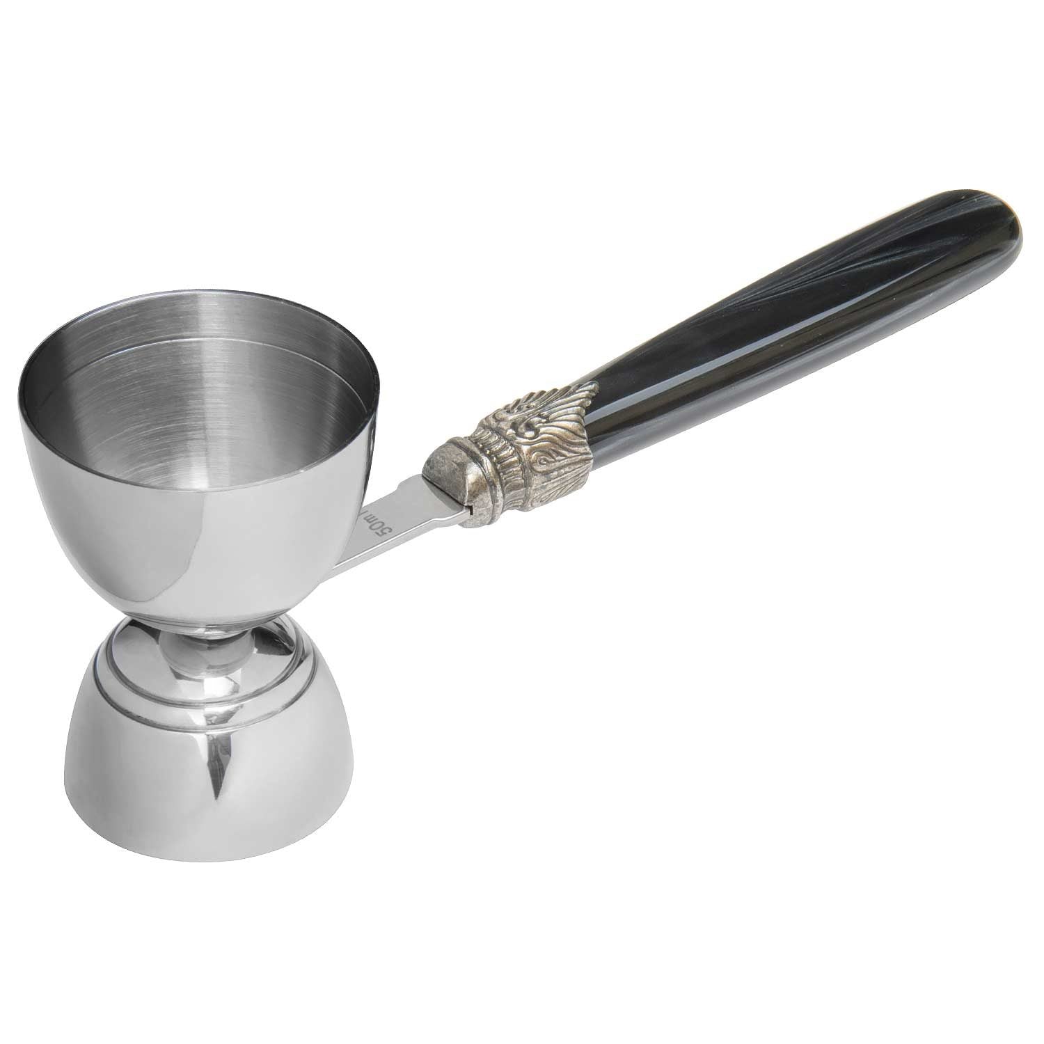 Classico jigger martellato in acciaio inox 25ml/50ml