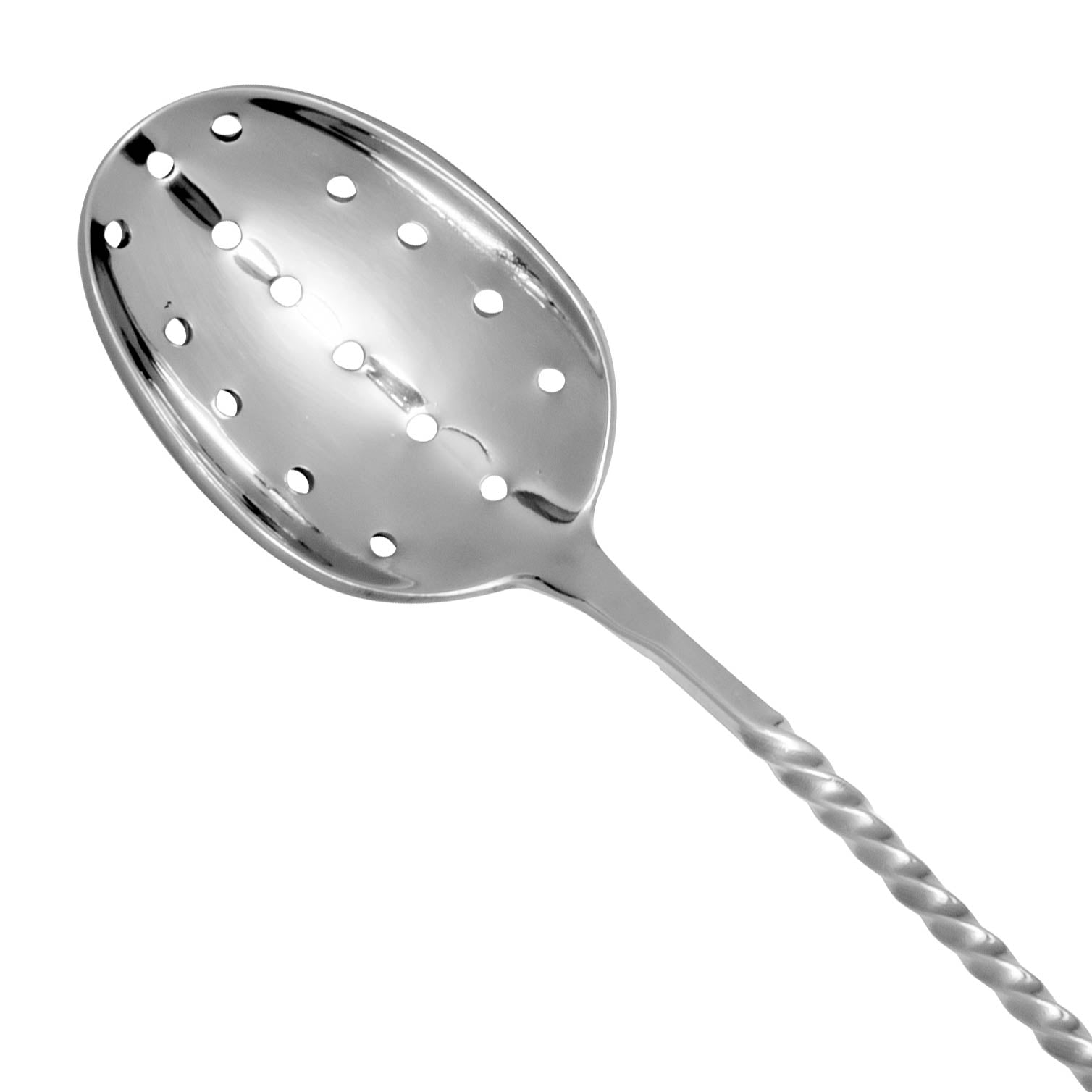 Biloxi Barlöffel mit Sieb aus Edelstahl, 34,5 cm