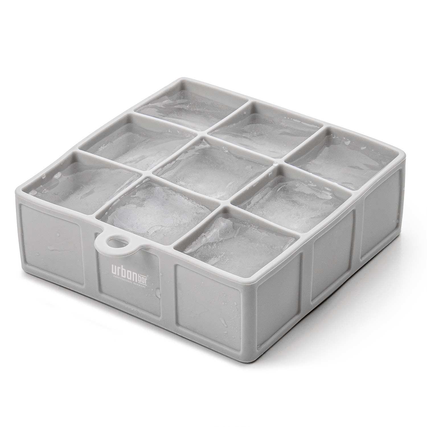 Bandeja de silicona para cubitos de hielo (9 cubitos)