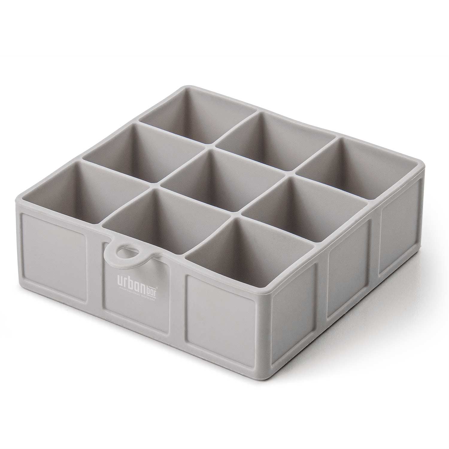 Bandeja de silicona para cubitos de hielo (9 cubitos)