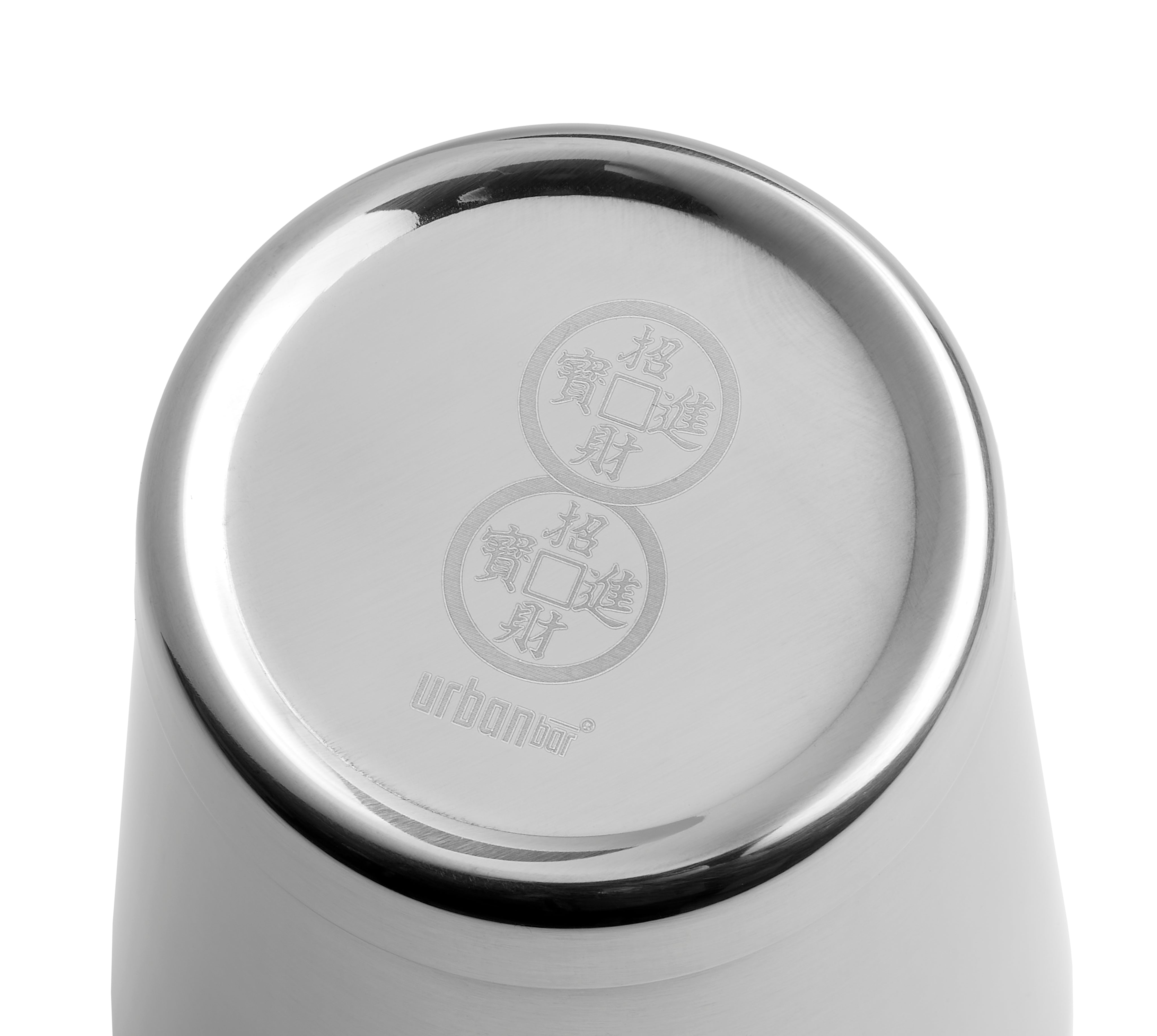 Yansheng Tin-on-Tin Edelstahl-Shaker, gewichtet, 85cl