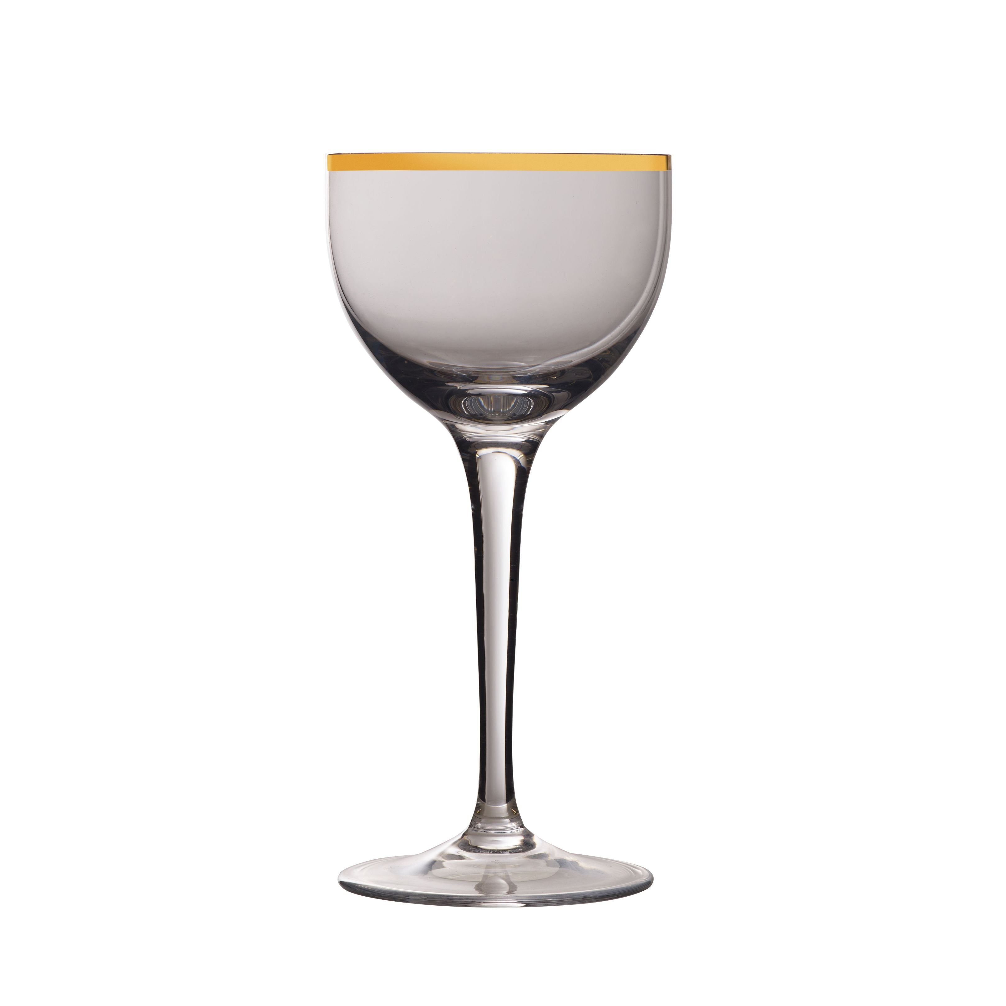 Cóctel alto con borde dorado 17cl - B4