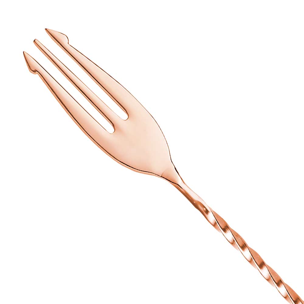 Kupfer-Trident-Barlöffel 30 cm