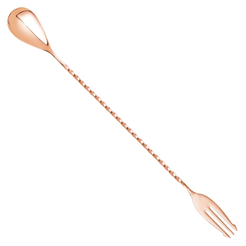 Kupfer-Trident-Barlöffel 30 cm
