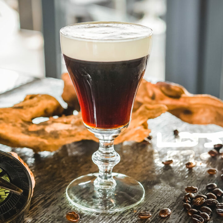 Verre Irish Coffee vintage 17cl- B6
