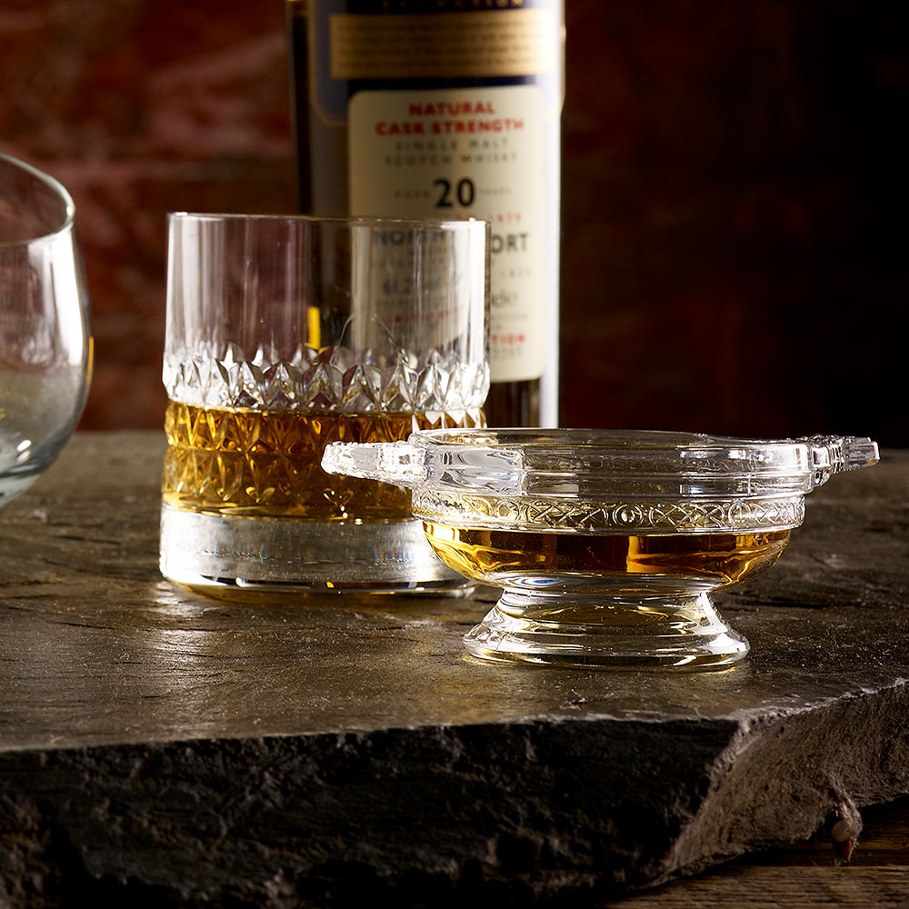 Glas Quaich Schüssel 89cl