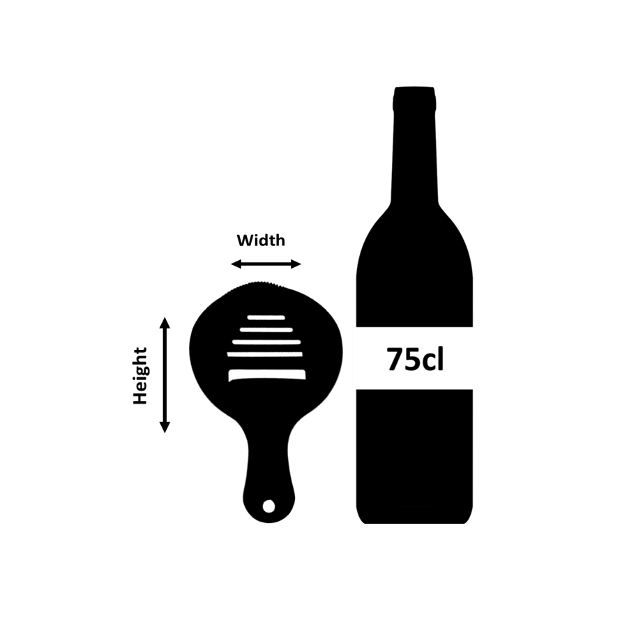 Tattoo Coley® Cocktail-Edelstahlsieb 15,5 cm