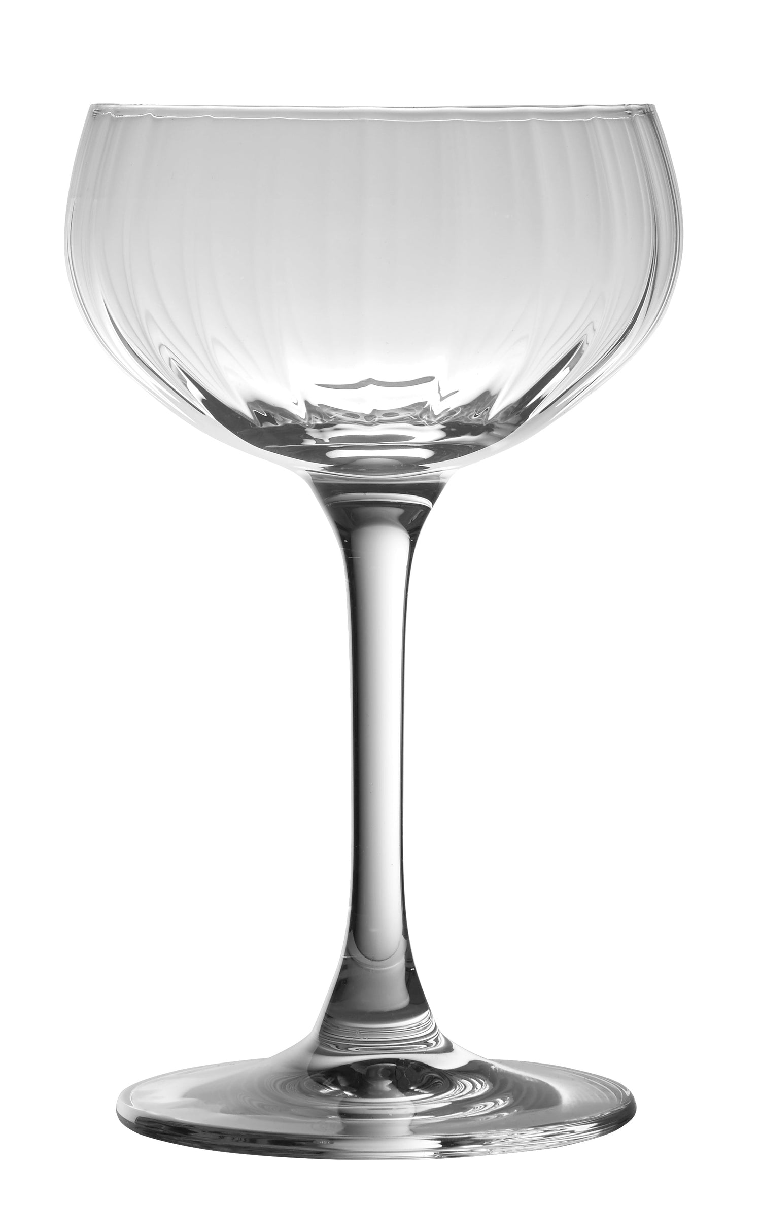 Retro Optic Champagne Glass Coupe 21cl