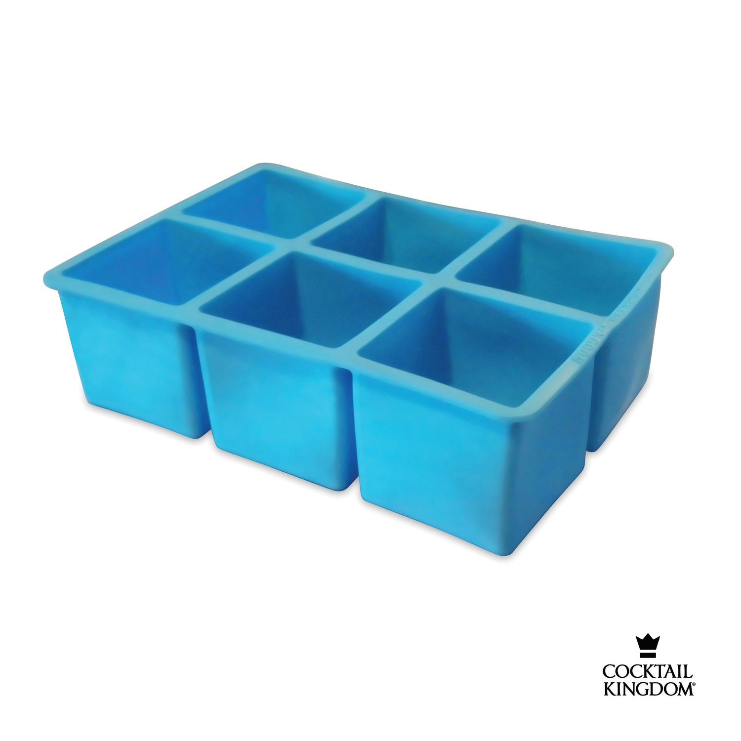 2in Square Ice Cube Tray - Blue