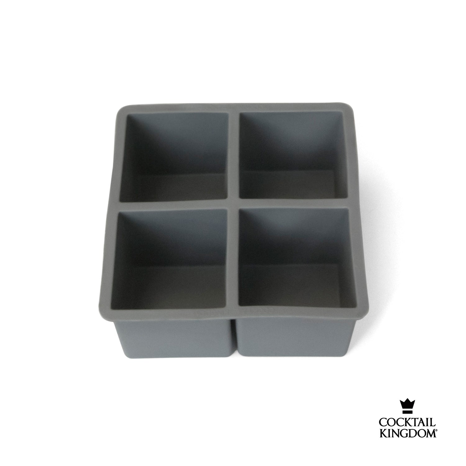 2.5in Square Ice Cube Tray - Grey