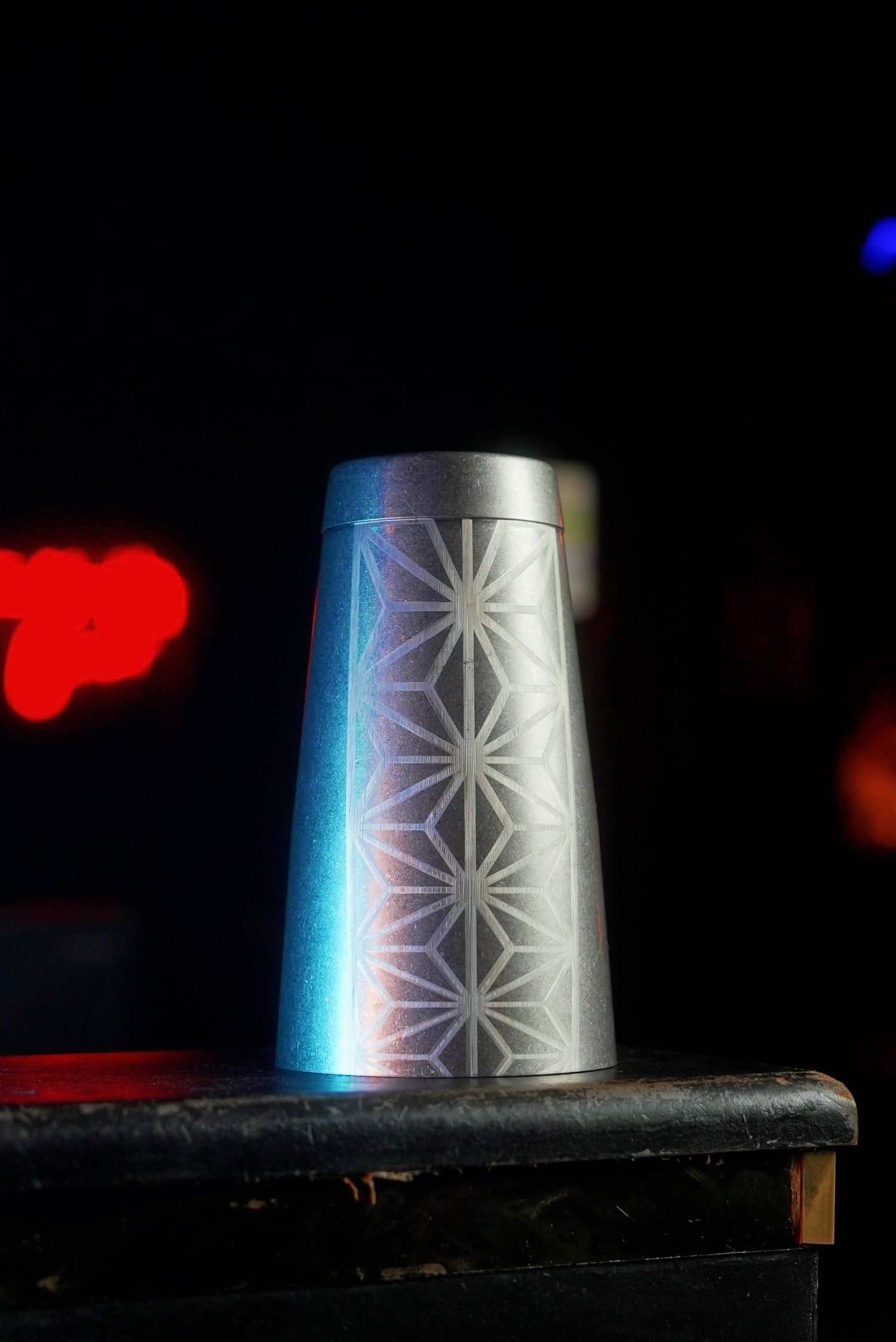 Geometric Tin-on-Tin Cocktail Shaker