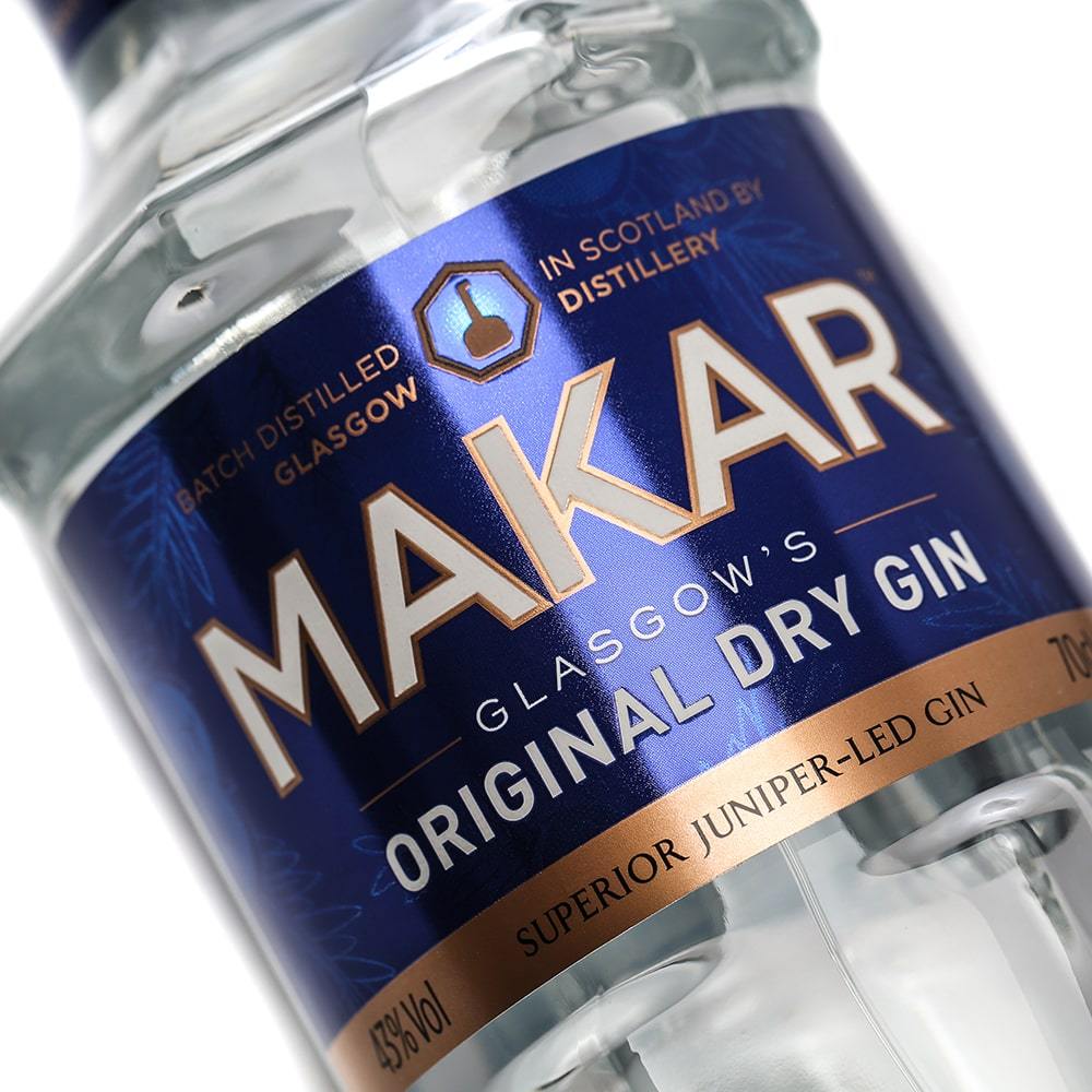 Makar Glasgow Original Dry Gin - 70cl