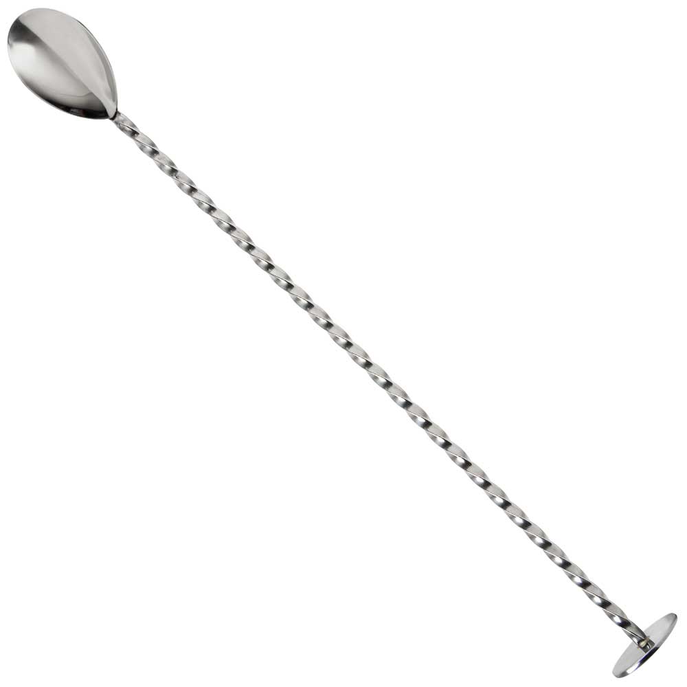 Cucchiaio da bar classico in acciaio inox 27cm