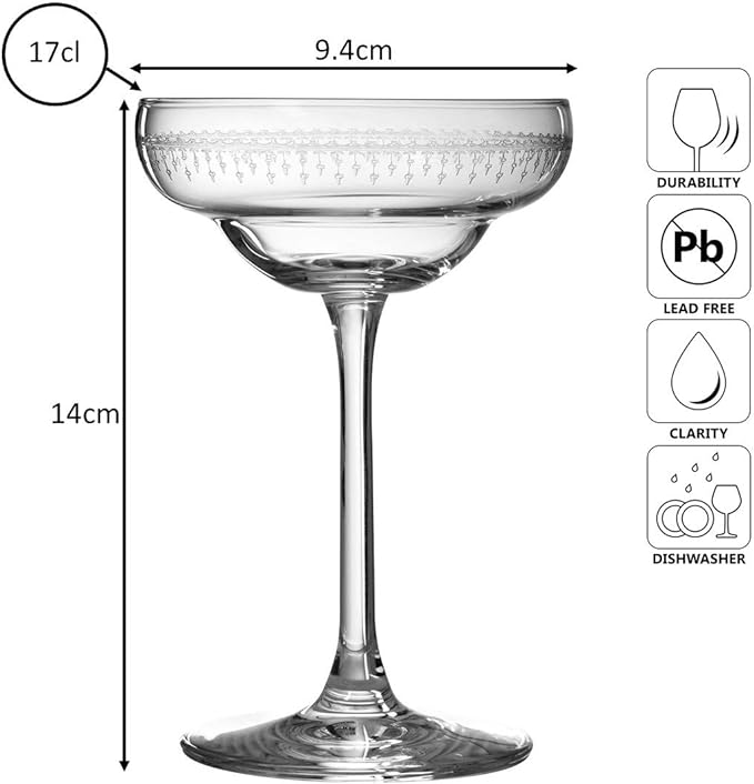 1920 Coley® Coupe Cocktail Glass 17cl