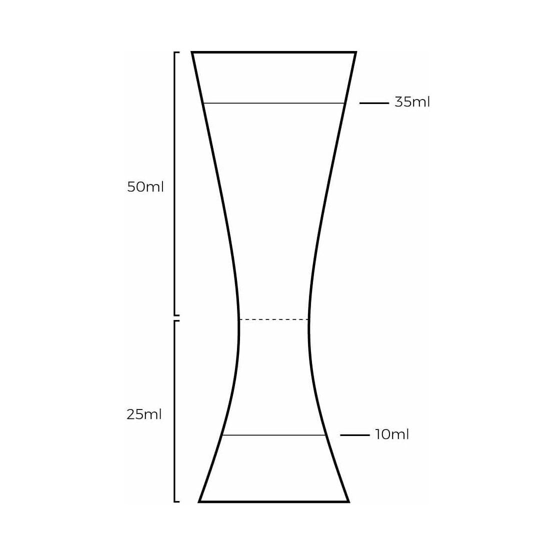 Tattoo Aero® Stainless Steel Jigger 25ml/50ml