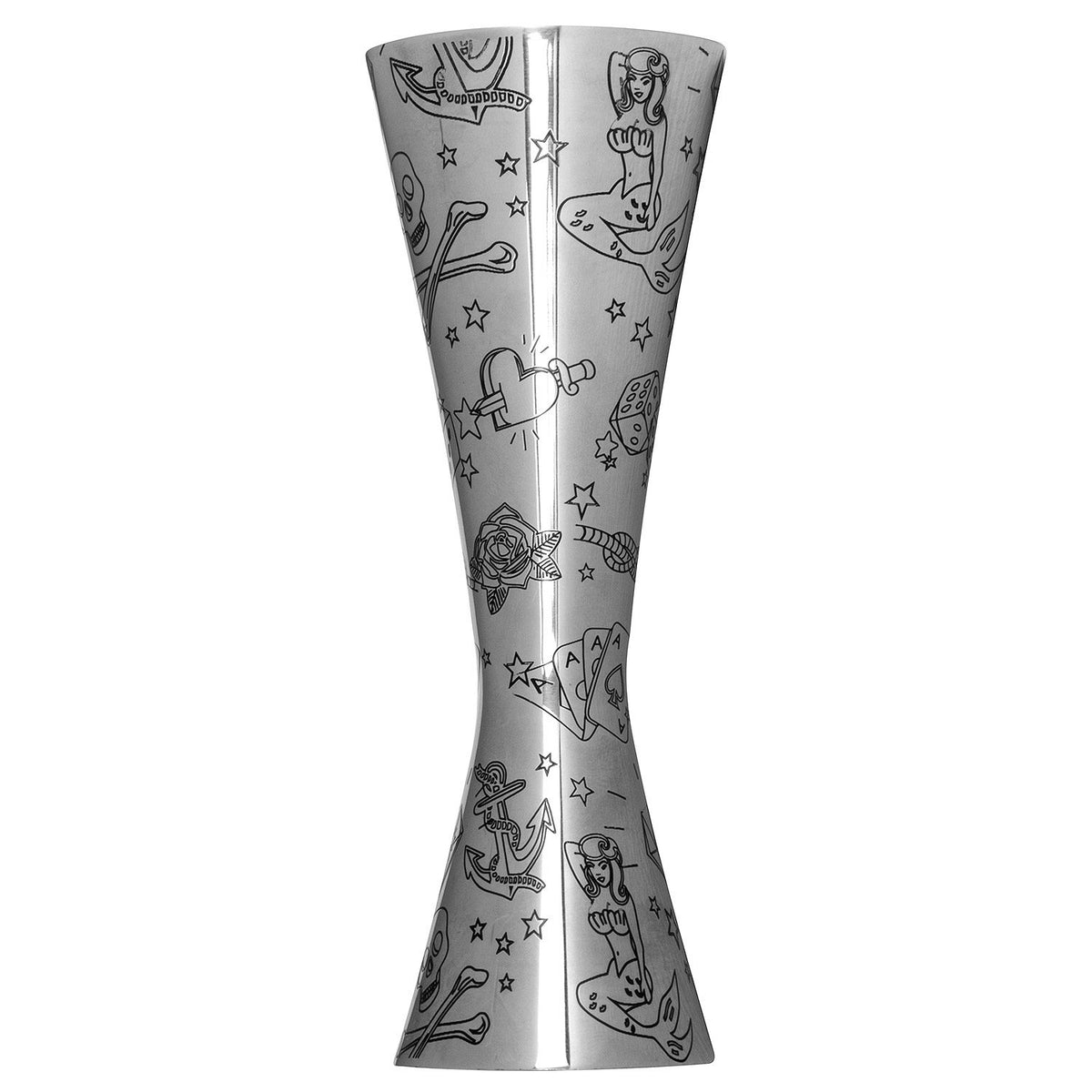 Tattoo Aero® Stainless Steel Jigger 1oz/2oz