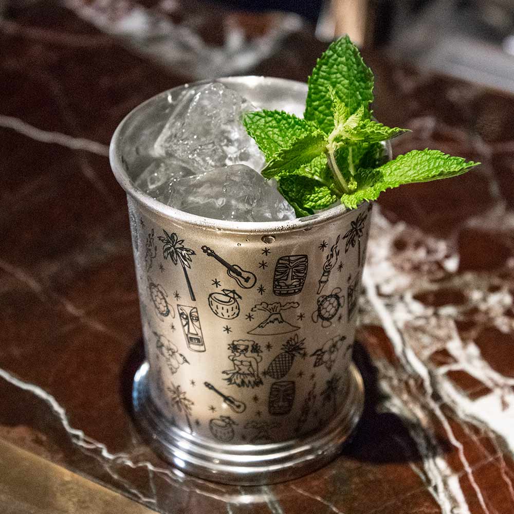 Tiki Gobelet à julep en acier inoxydable 40cl