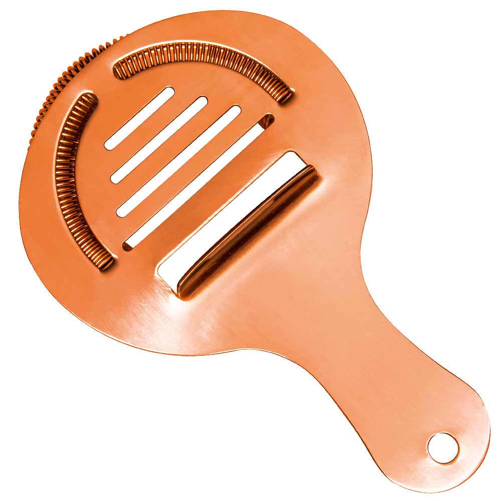 Coley® Cocktail Copper Strainer 15.5cm