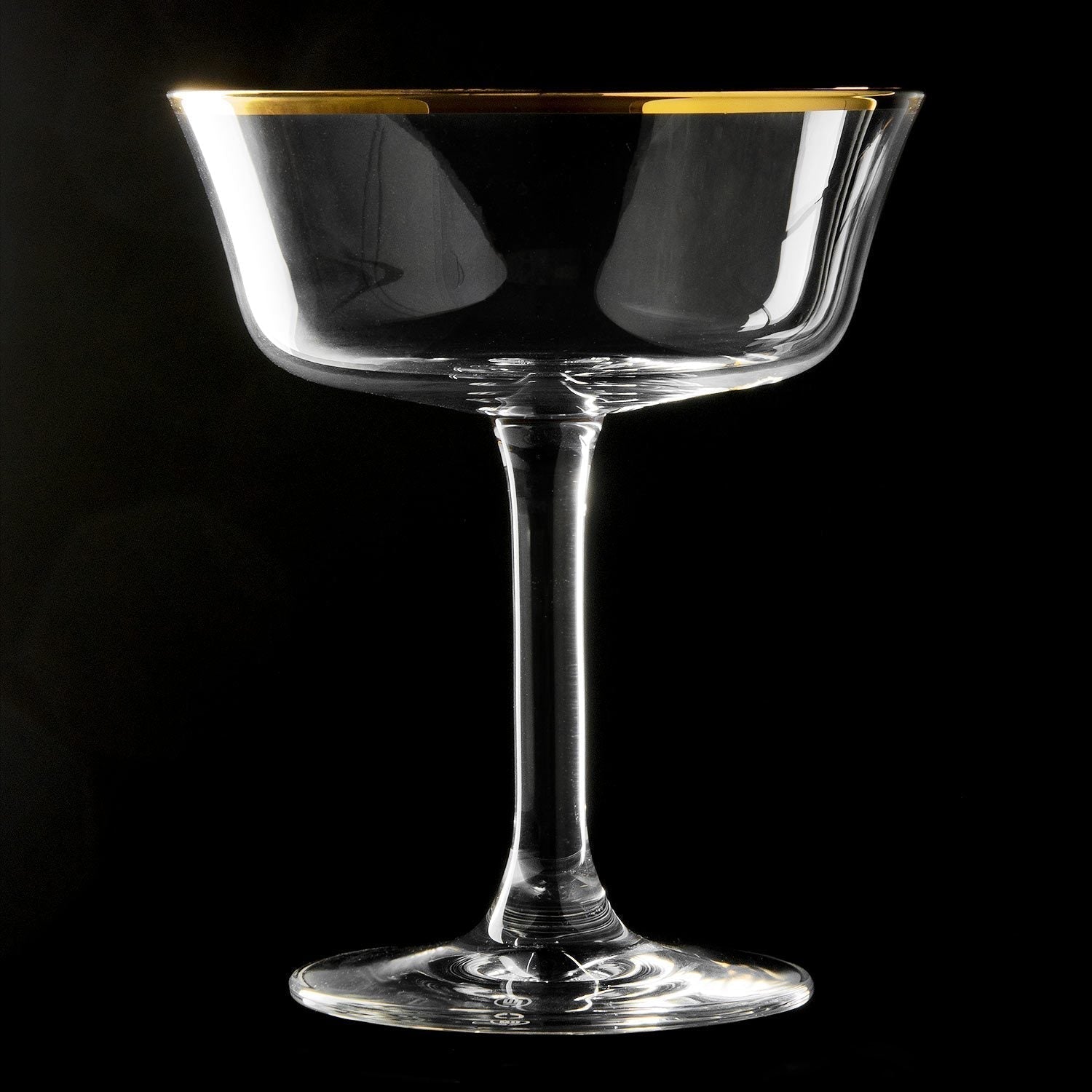 Coupe à champagne Fizzio à bord doré 26cl