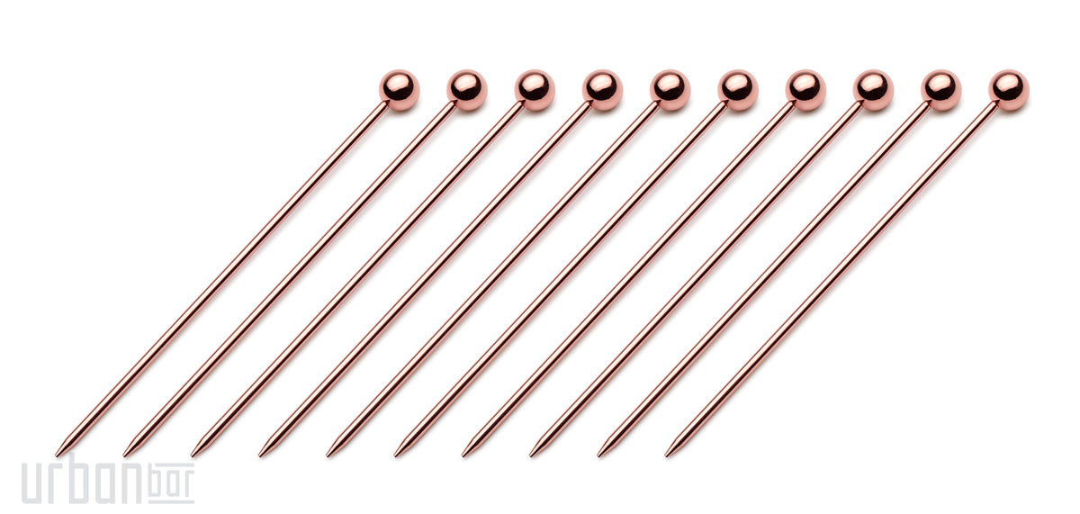 Copper Cocktail Pick Set of 10