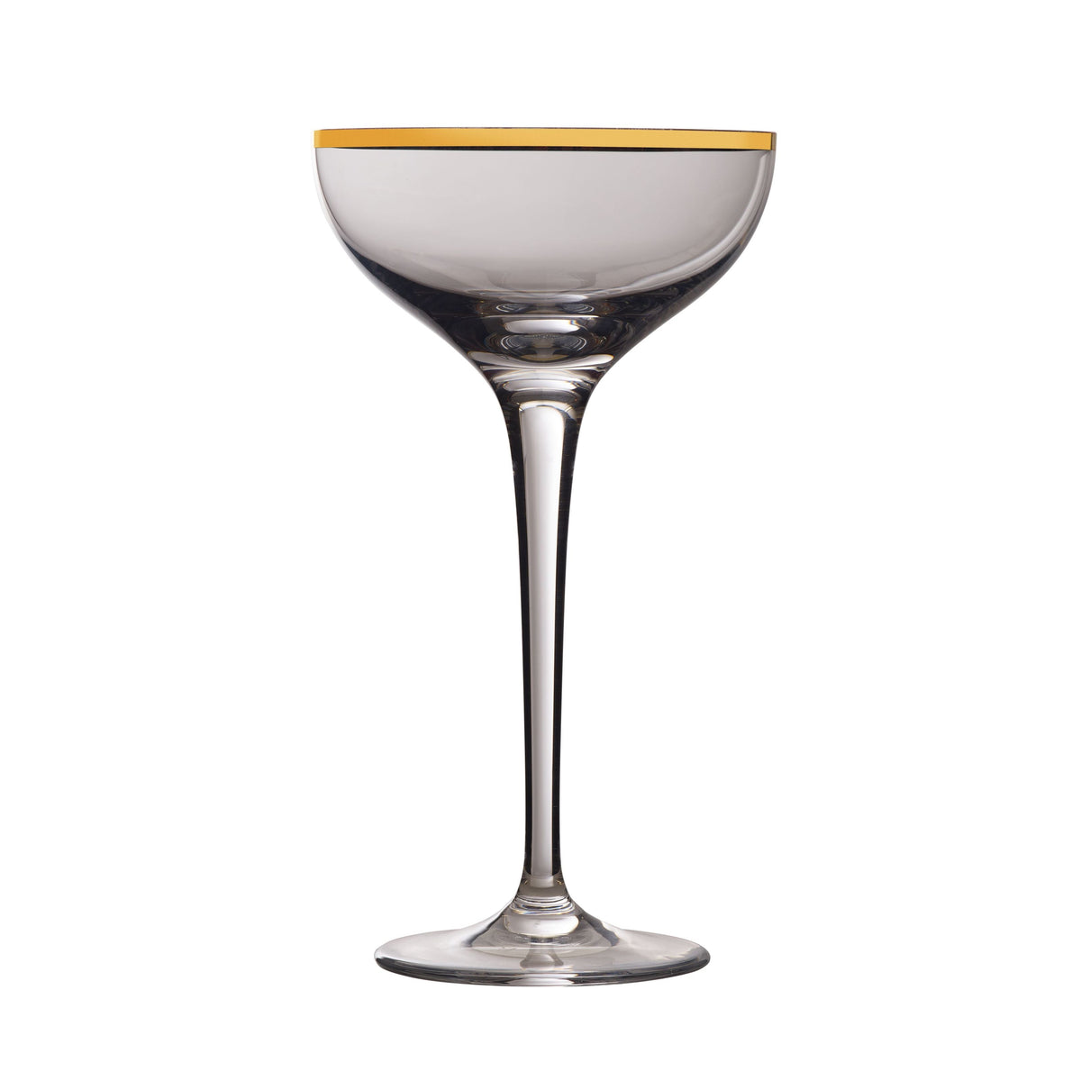 Coupe Alto con bordo dorato 18cl - B4