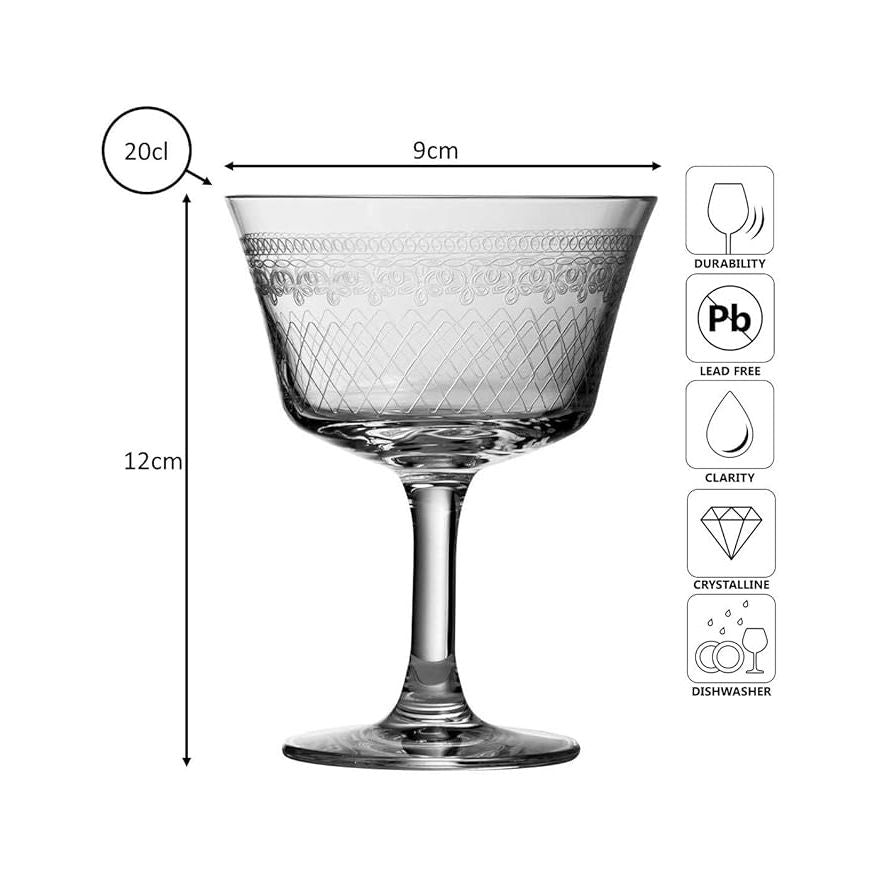 1910 Fizz Champagne Cocktail Glass 20cl