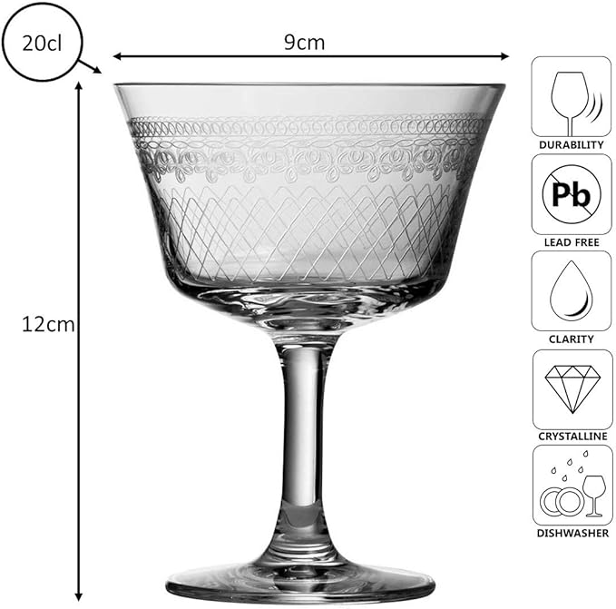 1910 Fizz Champagne Cocktail Glass 20cl