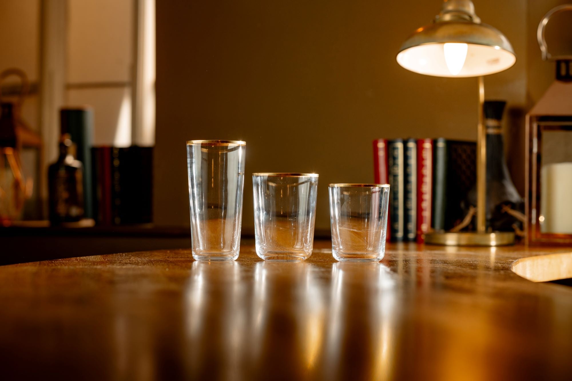 Fluet Verre Highball Bord Doré 45cl