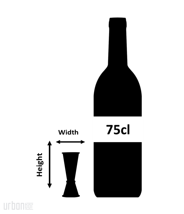 Ginza Stainless Steel Jigger 20/40ml
