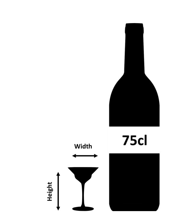 Calabrese Martini Glass 7cl- Box 6