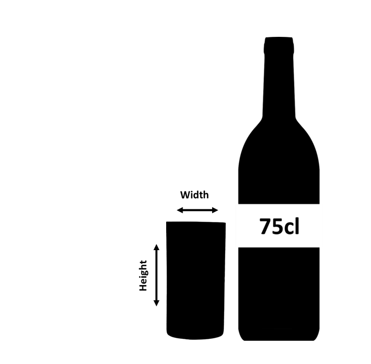 Vaso de agua de 24 cl, año 1910