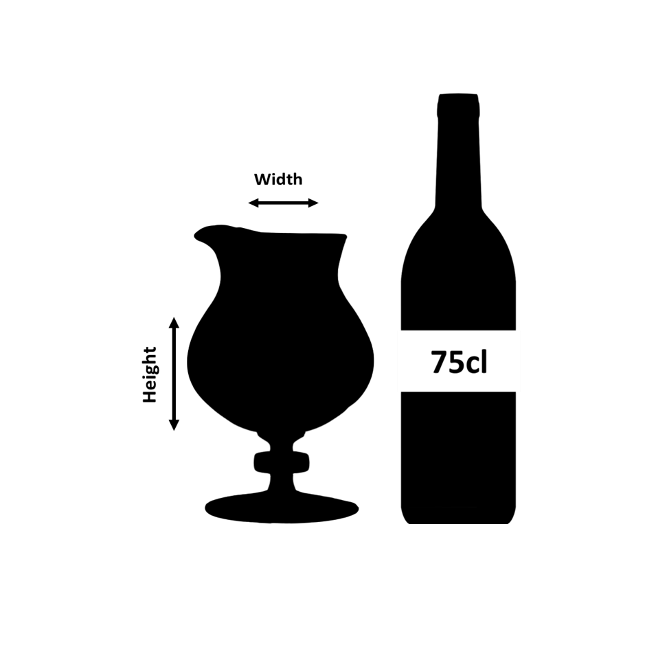 Coley® Verre à mélange taillé diamant Gallone 1 litre