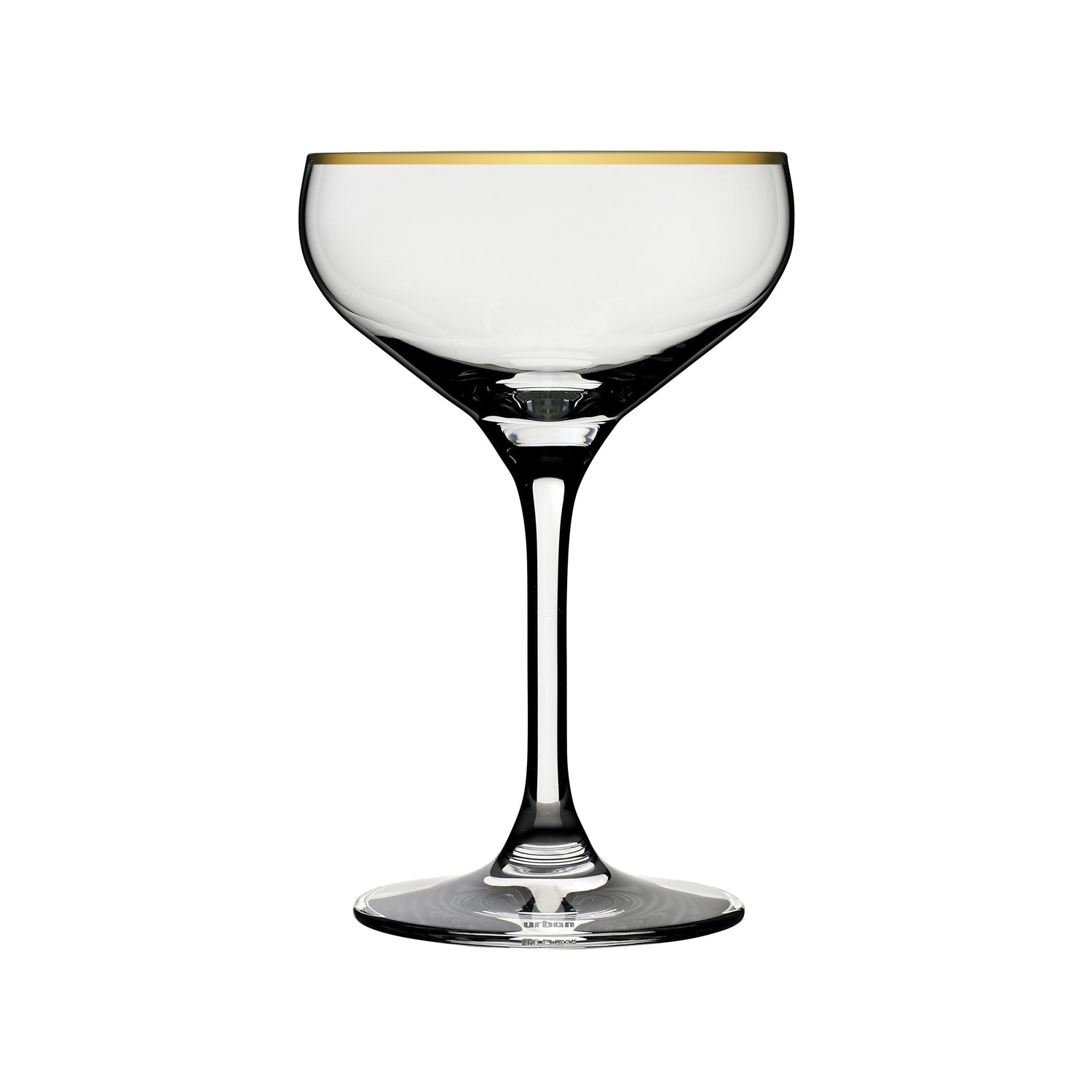 Gold Rim Champagne Glass Coupette 15cl